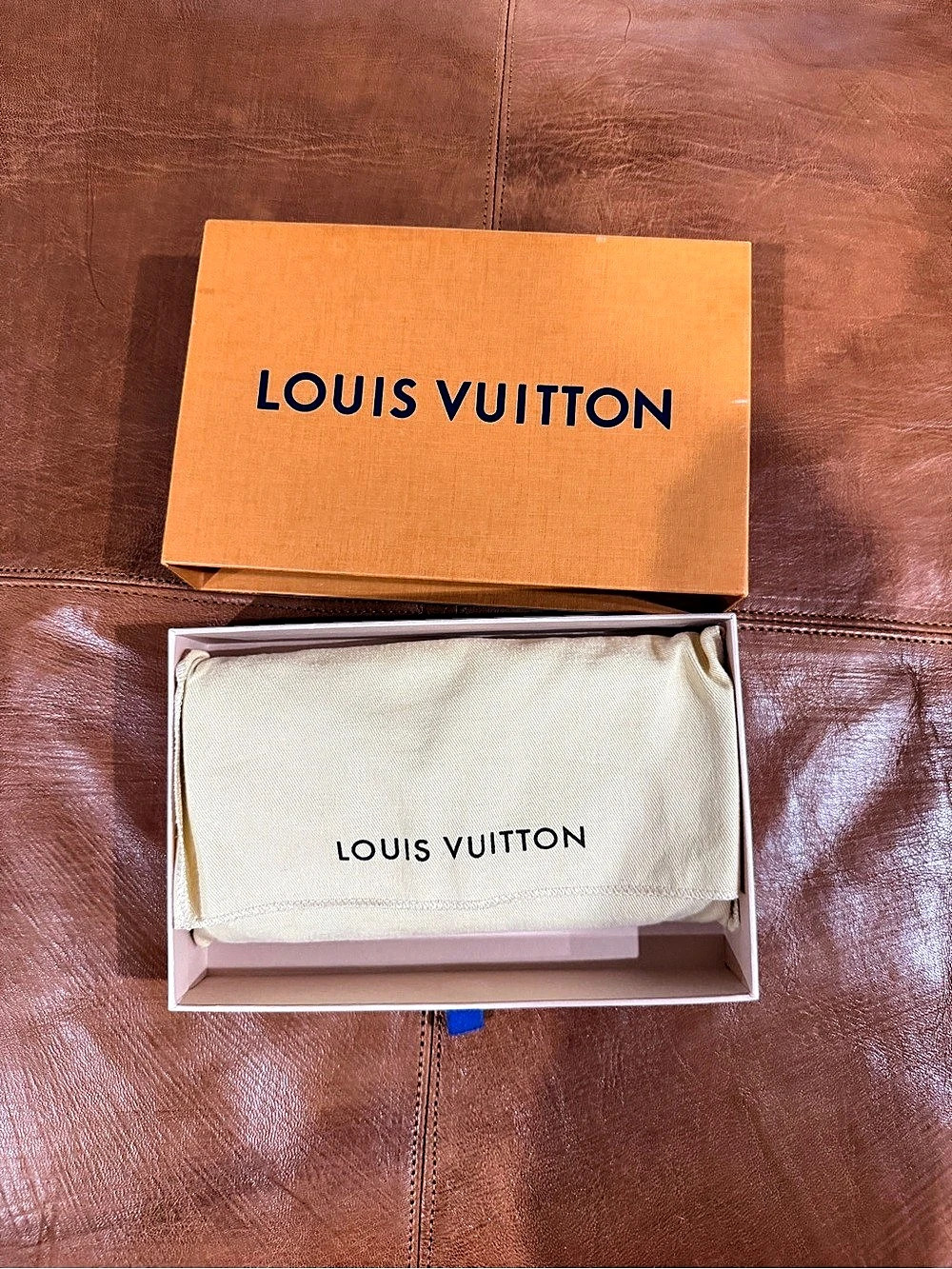 Louis Vuitton Sarah Wallet Damier Azur White & Blue